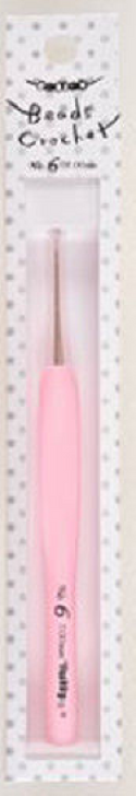 Tulip TB13-8 Sucre Cushion Grip Bead Crochet Hooks No.8 (0.90mm) Japan (4974723410469)