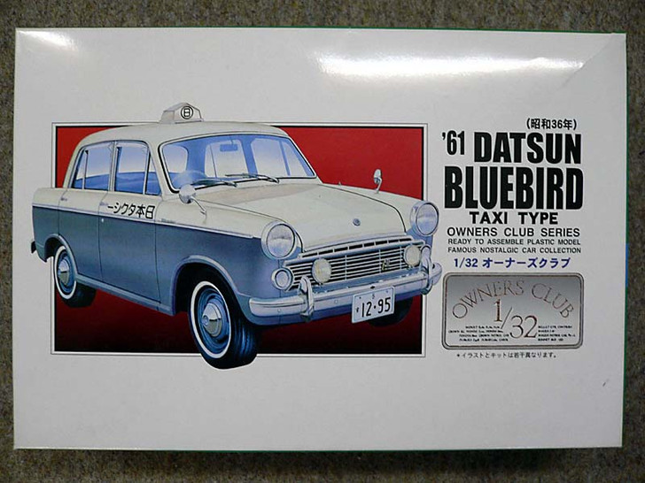 Arii Owners Club 1/32 62 1961 Datsun Bluebird 1/32 Scale Kit (Microace) (4968279202623)