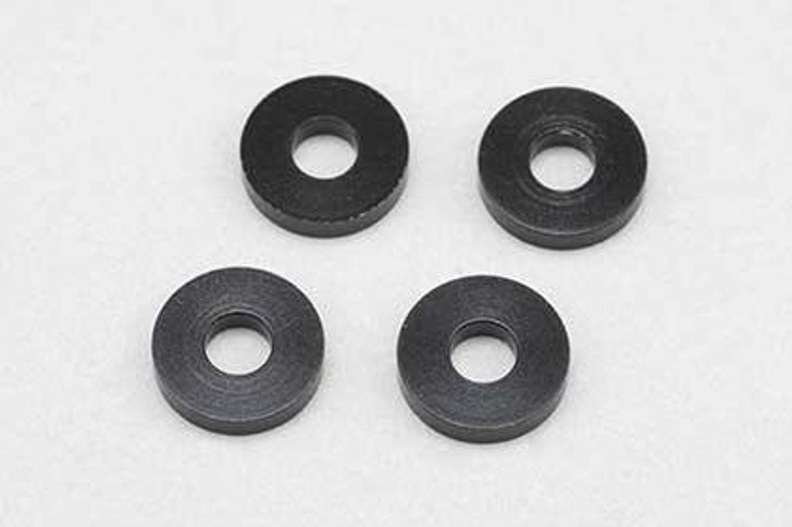  Yokomo ZC-A3815BA Diameter 3x Diameter 8x 1.5mm Aluminum Shim Set Of 4 (Black) 