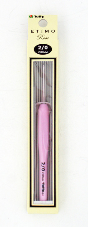 Tulip TER-03 ETIMO Rose Cushion Grip Crochet Hook Needle 2/0 (2.00mm)