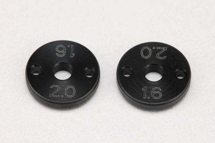  Yokomo Z2-S162A Diameter 1.6x2 Holes Piston (Black) YZ-2/4 For Use With 2.0mm Thick 