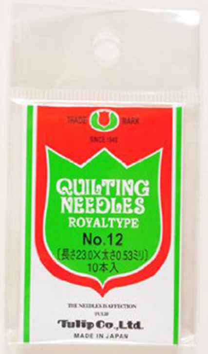 Tulip TQ-003 Quilting Needles Royal Type No.12 (10 pcs / 0.53 x 23.0mm)