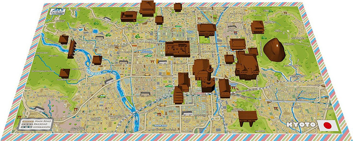Ensky 4D Jigsaw Puzzle 4Dm-02 Cityscape Time Puzzle Mini City KYOTO (137 Pieces)