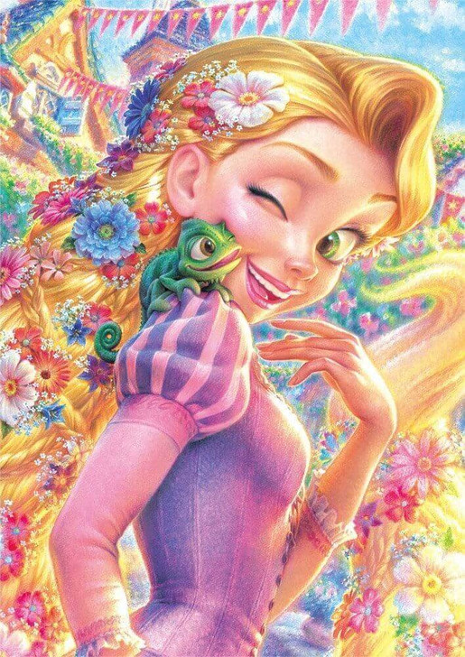 Rapunzel♡様 Disney Tangled Rapunzel Pascal Puzzle| Plaza Japan