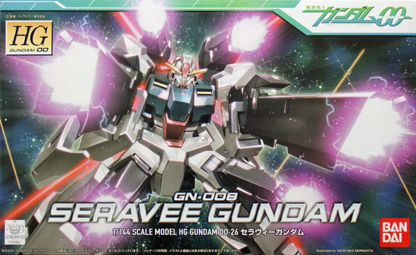 Bandai HG OO 26 Gundam GN-008 SERAVEE Gundam 1/144 Scale Kit (4543112569073)