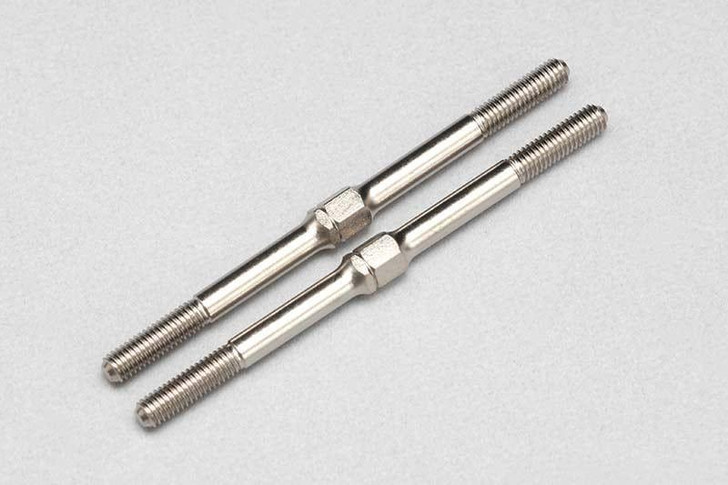  Yokomo SD-TB52NA 52mm Turnbuckle (Nickel) Across Flats 4mm Hard Steel Diameter 