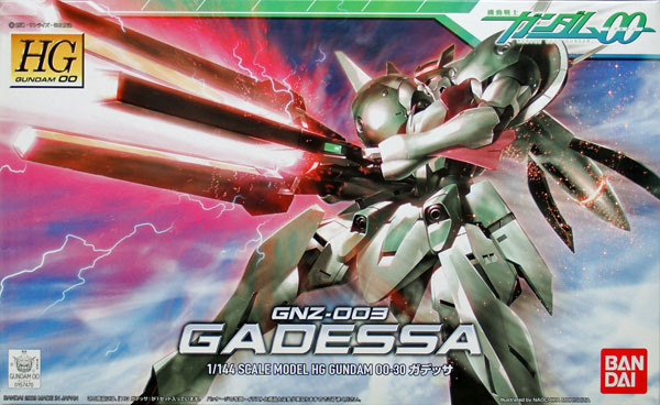 Bandai HG OO 30 Gundam GNZ-003 GADESSA 1/144 Scale Kit (4543112574701)