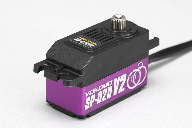  Yokomo SP-02DV2P RWD Drift Servo V2 Digital Servo Low Profile (Purple) 