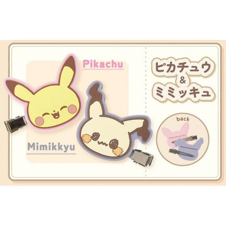  Marimocraft Pokepiece Rubber Hair Clip Pikachu And Mimikyu 