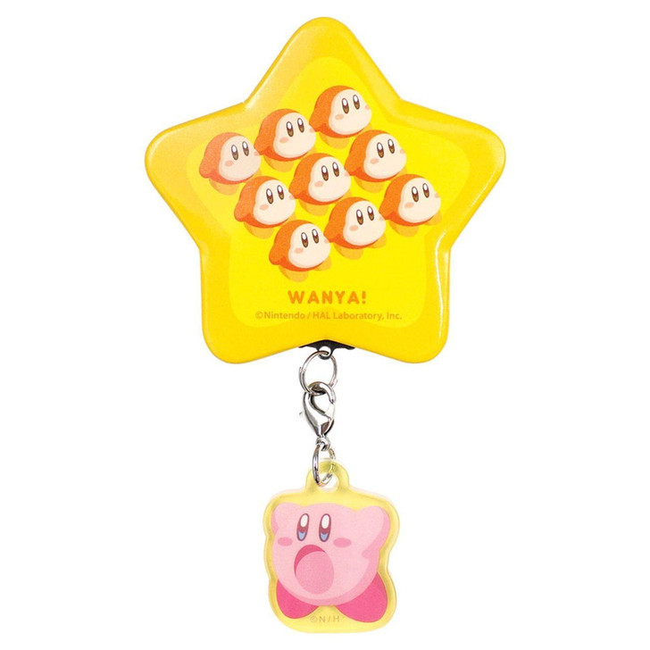  T's Factory Kirby Charm Attached Star-Shaped Can Badge Full Of Waddle Dee Orange 