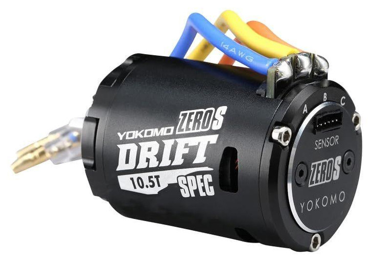  Yokomo YM-S105DBA Zero Brushless Motor 10.5T Sensor Attached (Black) 