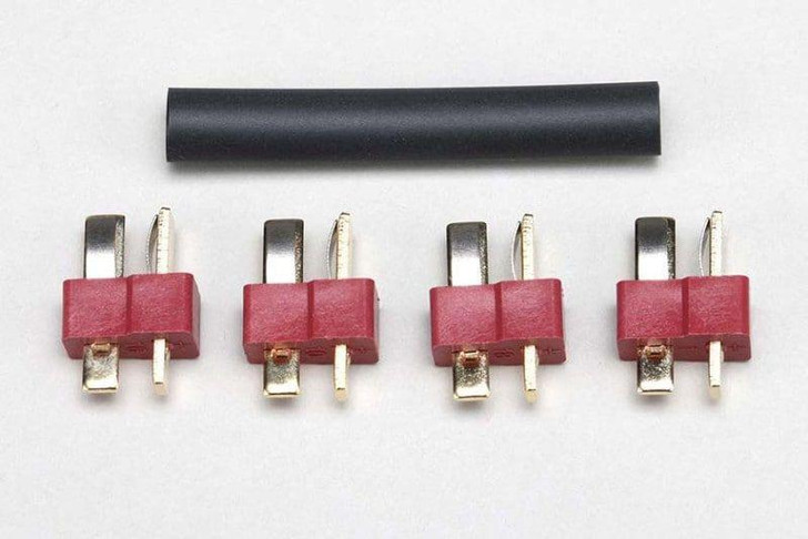  Yokomo YB-C03 T Plug 2P Connector (4 Pieces) Male Type 