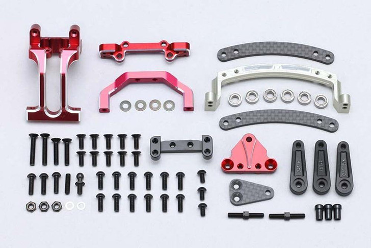  Yokomo Y2-202SLR Lightweight Slide Rack / Bulkhead V2 Diameter YD2E / S / Z Series For Roundly (Red) 