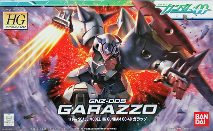 Bandai HG OO 40 Gundam GNZ-005 GARAZZO 1/144 Scale Kit