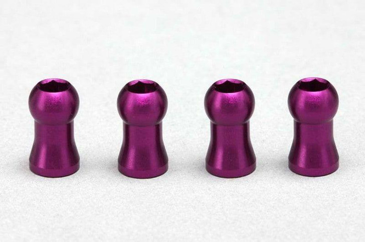  Yokomo Y2-S8PA S Cap End For Balls Big Bore Shock Use (Purple) 