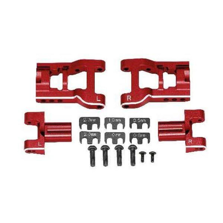  Yokomo Y2-R08RASA Adjustable Rear "H" Arm Kit RD/SD Series For Short Arm (Red) 