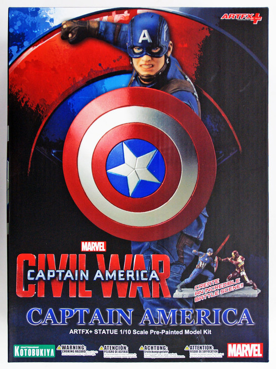 Kotobukiya MK212 ARTFX+ Captain America Civil War 1/10 Scale Figure (4934054093120)