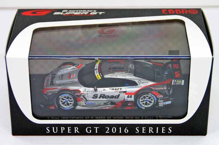 Ebbro 45399 S Road CRAFTSPORTS GT-R SUPER GT GT500 2016 Rd.2 Fuji No.46 1/43 scale