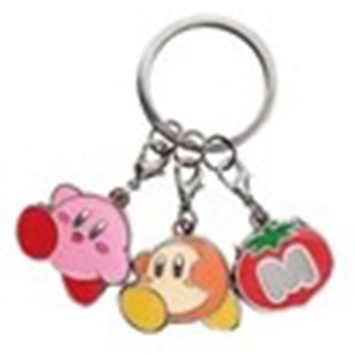  SK Japan Kirby 3-Key Ring Set Kirby & Waddle Dee & Maxim Tomato 