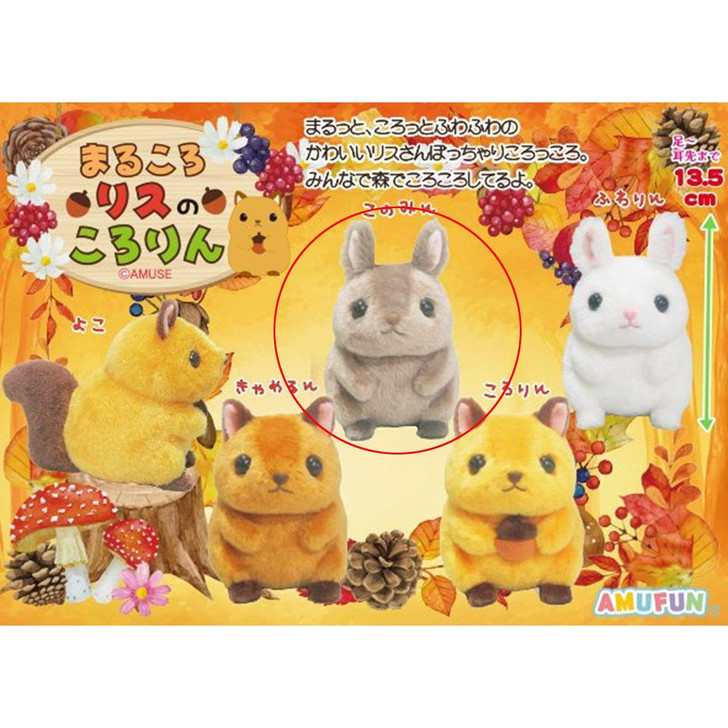  Amuse Marukoro Squirrel's Kororin Plush Toy Konomin 