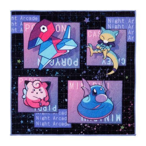 Pokemon Center Original Towel Night Arcade Black