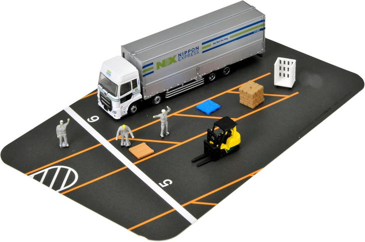  Tomytec Truck Collection Logistics Site Wing Van Set E NX Nippon Express (N scale) 
