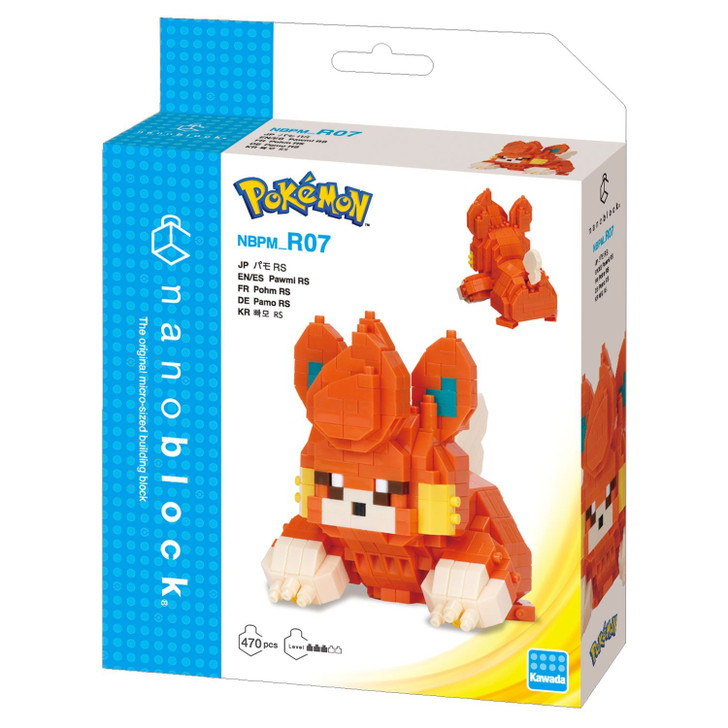 Kawada NBPM_R07 nanoblock Pokemon Pawmi RS