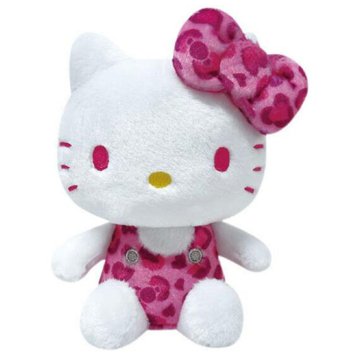 Kcompany Hello Kitty Leopard Print Series Sitting Plush Pink