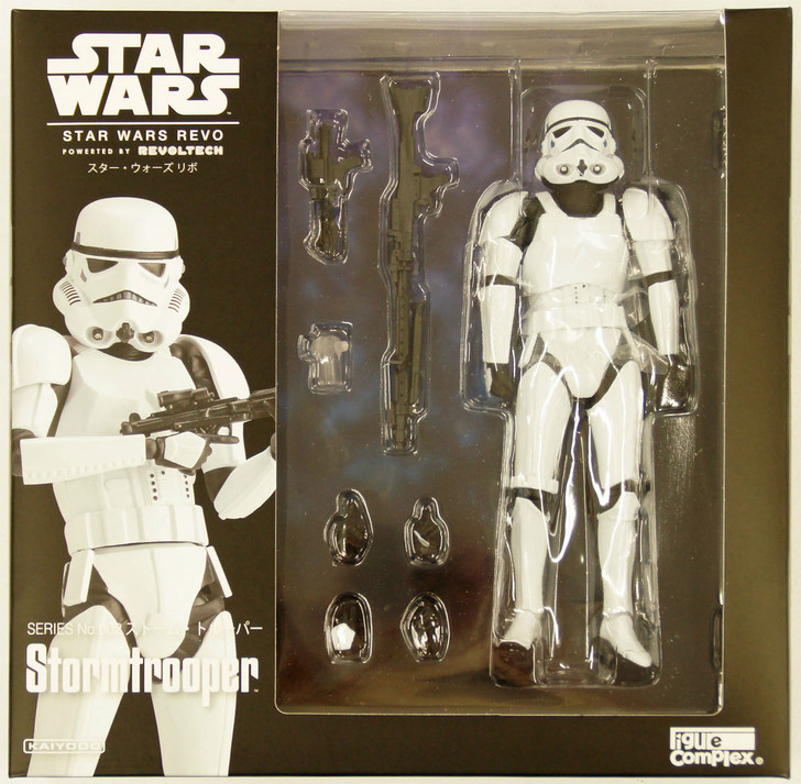 Kaiyodo Star Wars Revo (Revoltech) Series No. 002 Stormtrooper Figure