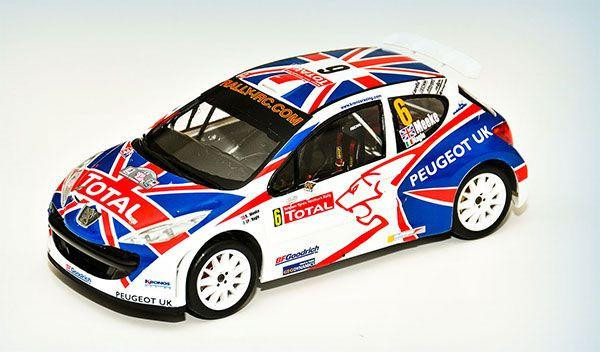  Platz 1/24 Peugeot 207 S2000 2009 Ypres Rally Winner Plastic Model(Released) 