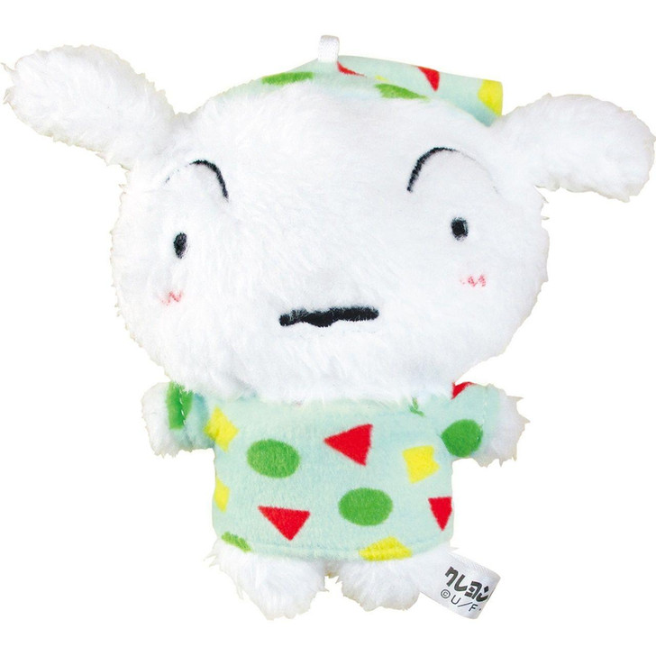  T's Factory Crayon Shin-chan Plush Mascot Shiro / Pajamas 