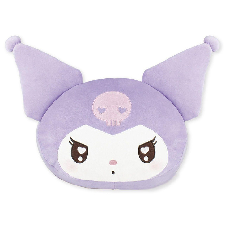 T's Factory Sanrio Mochi Face Cushion Uru-Uru / Kuromi