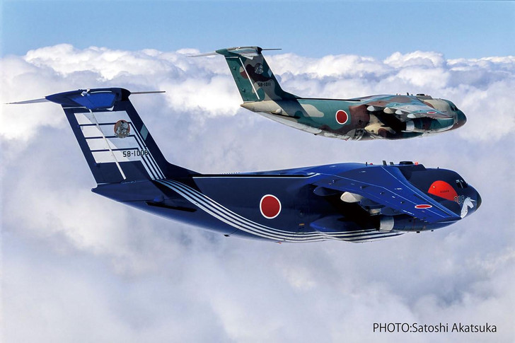 Platz 1/144 JASDF C-1 Transporter JASDF 50th Anniversary Special Paint Design Multi Material Plastic Model