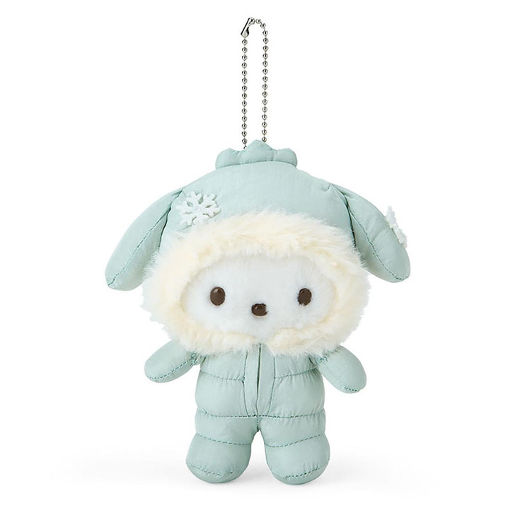  Sanrio Pochacco Mascot Holder (Fuwapuku Winter) Keyholder 247707 