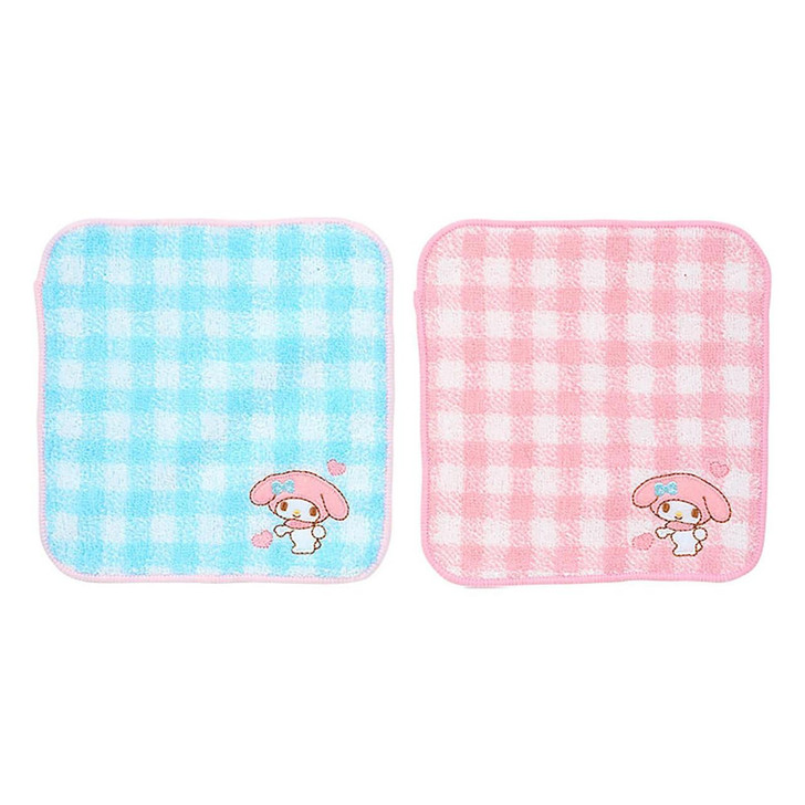  Sanrio My Melody Petit Towel 2-Piece Set For Children With Name Tag 
