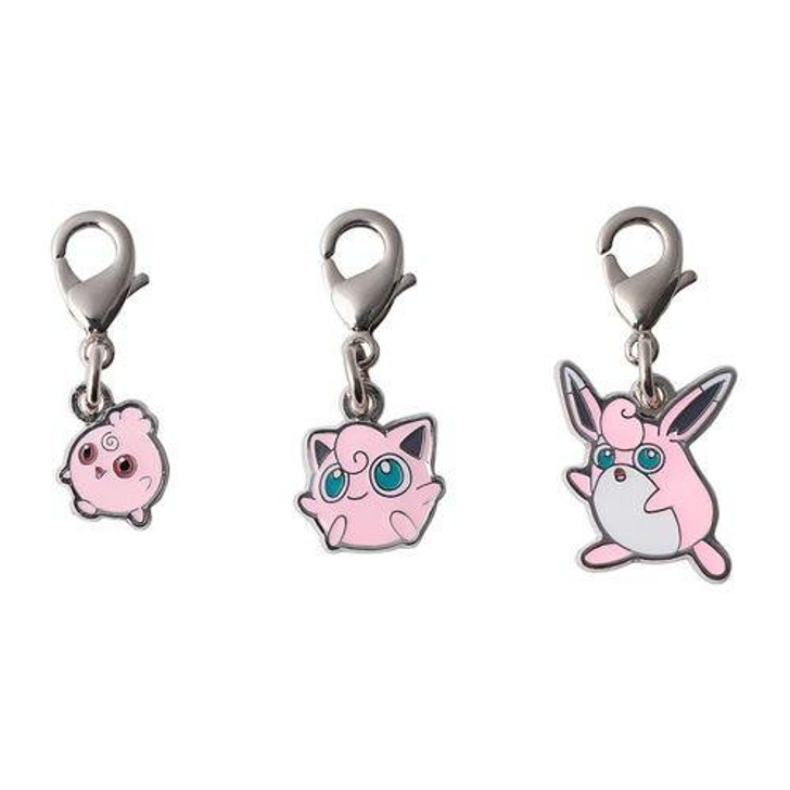 Pokemon Center Original National Pokedex Metal Charm 174- 039- 040