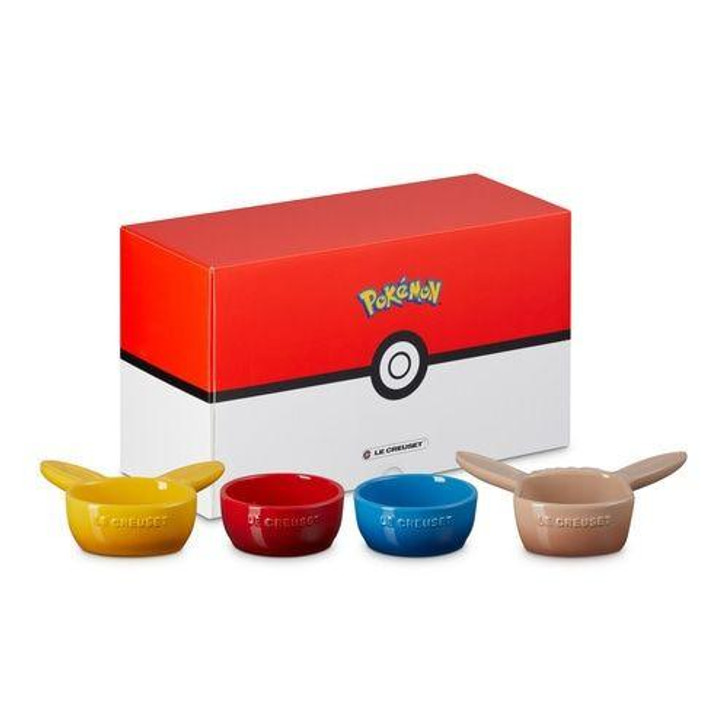 Pokemon Center 【Le Creuset】 Mini Dish (Set of 4)