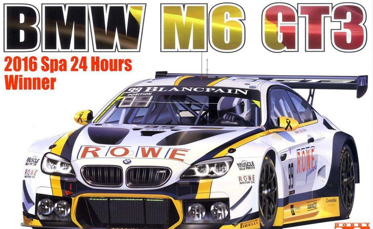 未組立 BMW M6 GT3 2016 スパ24時間優勝 1/24 1/24 Racing Series BMW M6 GT3 2016 Spa 24 Hours Race Winner