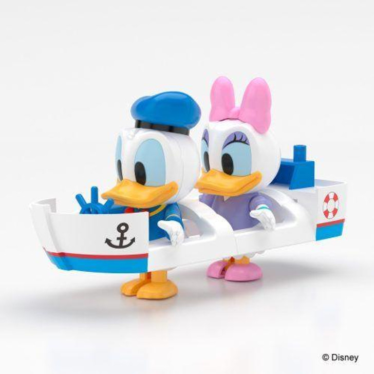  Aoshima RakuPla TokoToko No.DP-09 Disney Character Donald & Daisy Plastic Model 