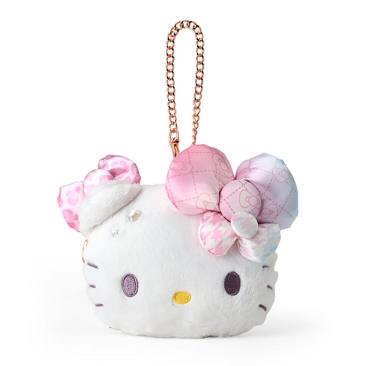  Sanrio Hello Kitty Face-Shaped Pass Case (50th The Fashionable Ribbons Birthday) 265683 