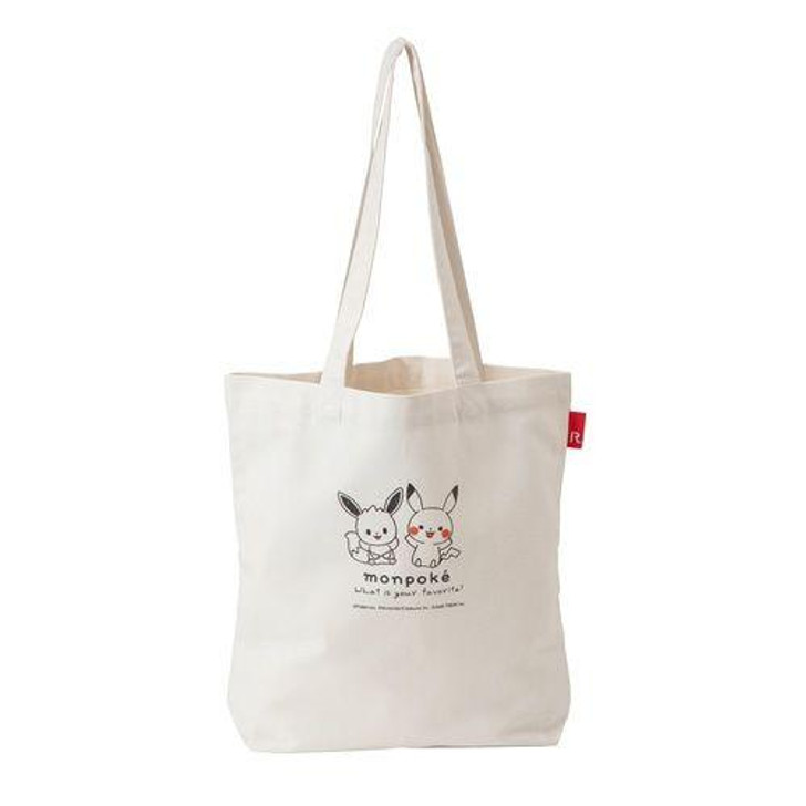 Pokemon Center Original Pokemon Center Monpoke Rootote Recycled Cotton Tote Kinari