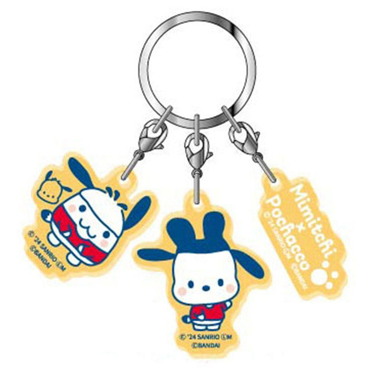  HASEPRO Three Consecutive Acrylic KH Tamagotchi Sanrio C Mimitchi Pochacco 