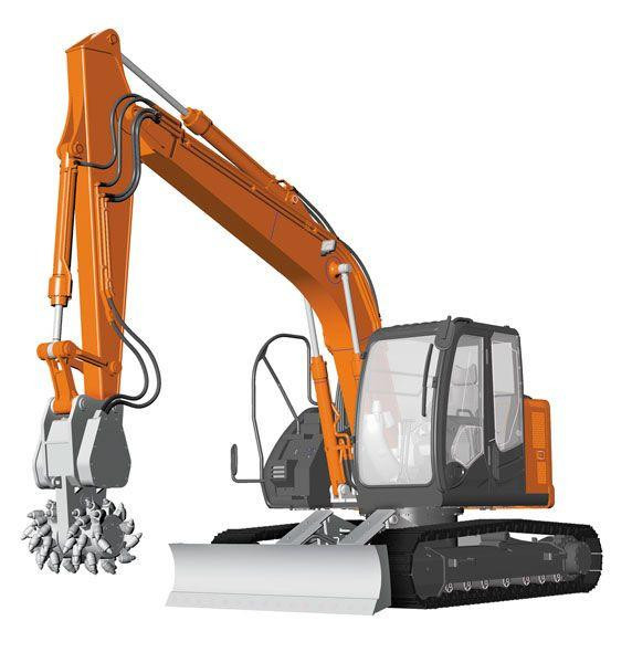  Hasegawa 1/35 Hitachi Construction Machinery Hydraulic Excavator ZAXIS135US Cutting Cutter Specification Machine Plastic Model 