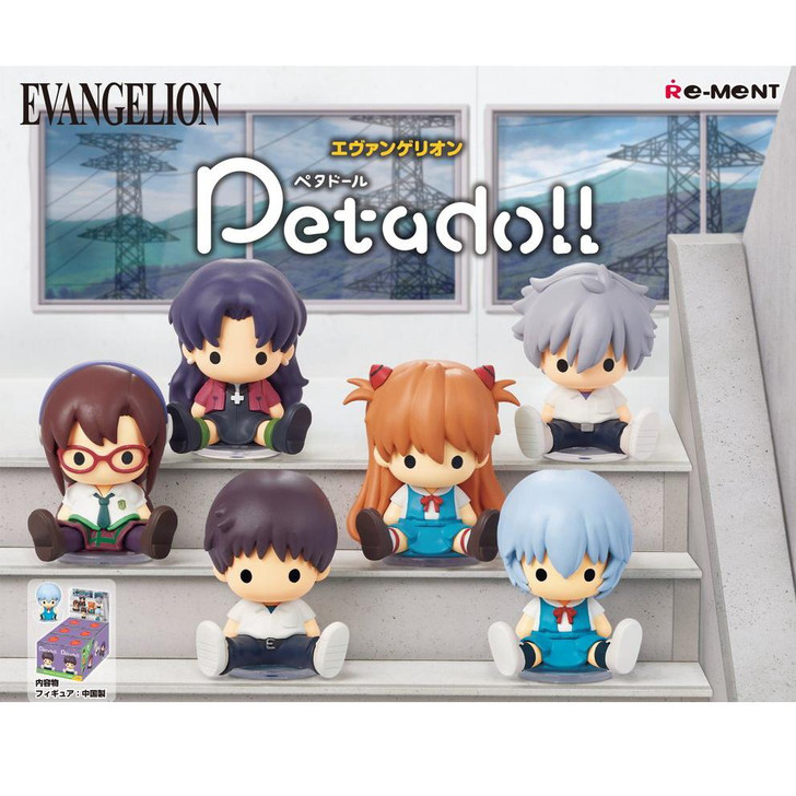 新品未開封BOX petadoll エヴァンゲリオン Re-ment Petadoll Evangelion 6pcs Complete Box