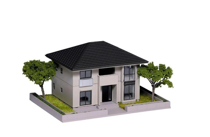 Kato 23-404A DioTown House with Garden 2 (Brown) (N scale)