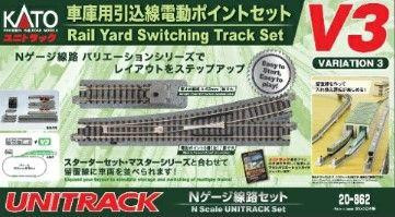 20-862 UNITRACK Variation V3 Rail Yard Switching Track Set (N scale)