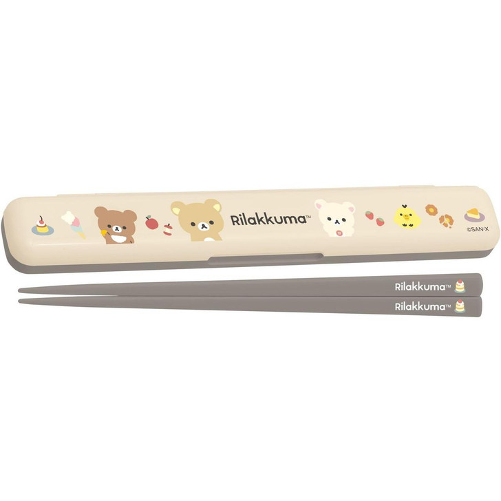  San-x Rilakkuma LU/M Chopsticks And Chopstick Case KA27001 