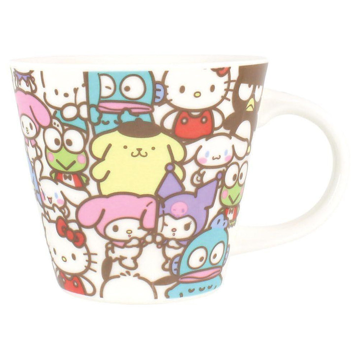 T's Factory Sanrio Mug Everyone Packed Together 