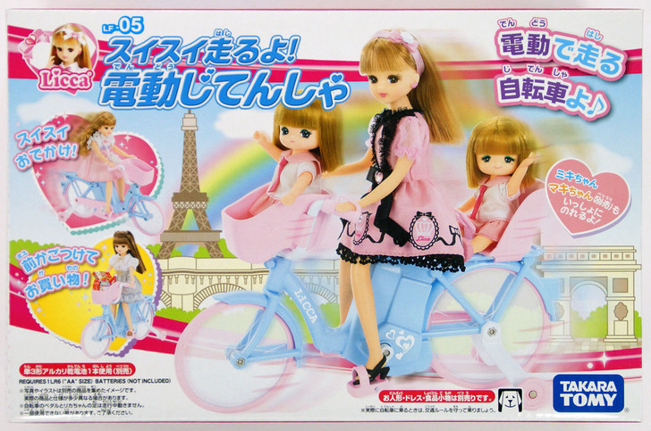 Takara Tomy Licca Doll Electric Bicycle  doll not included  (811244)