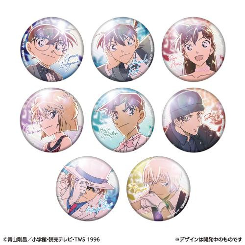 Colorful Glitter Can Badge Collection Detective Conan Complete Box Set